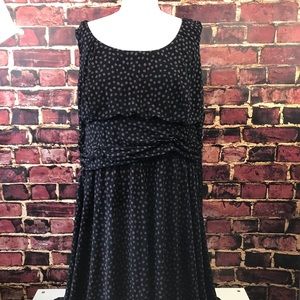 Perceptions knee length dress polka dot size 20W